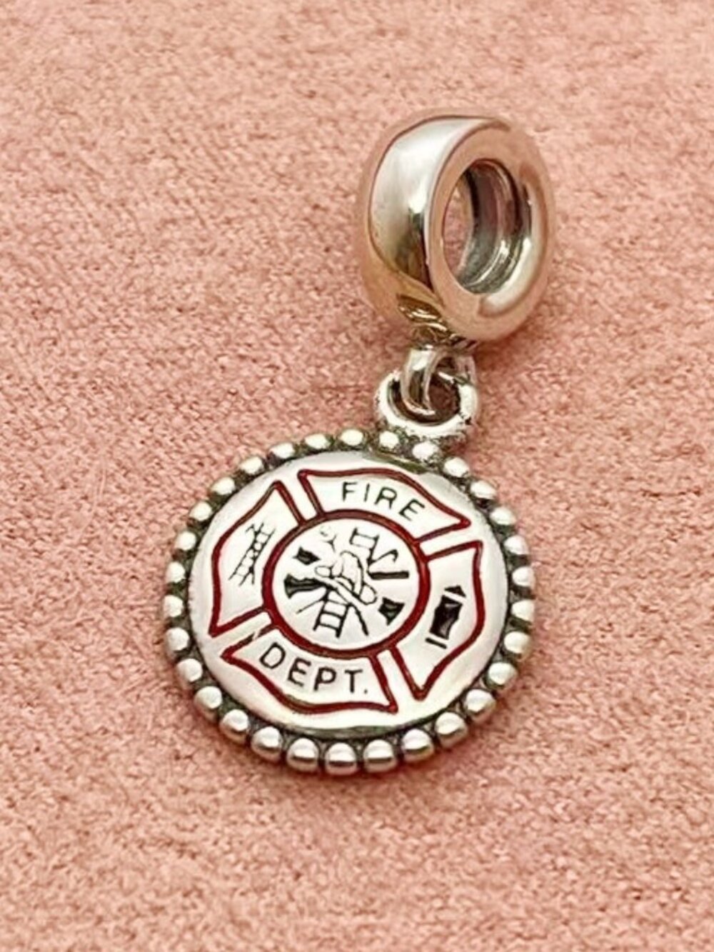 Pandora Authentic FIRE DEPT Exclusive Charm